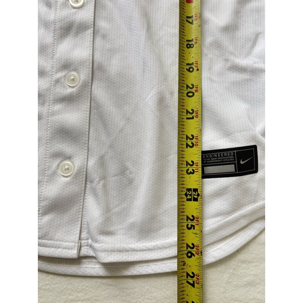 Nike Washington Nationals Youth Small Home White Jersey Small MLB 15 FARMER Nats - Picture 7 of 11